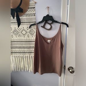 Brown Tank top